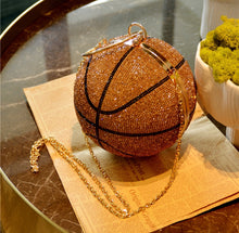 Load image into Gallery viewer, Basket ball glam purse
