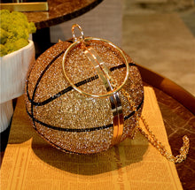 Load image into Gallery viewer, Basket ball glam purse
