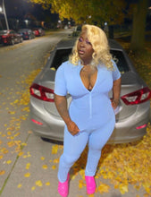 Load image into Gallery viewer, Doll Blue Jumpsuit
