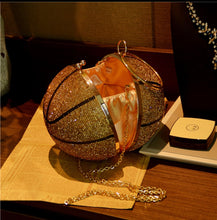 Load image into Gallery viewer, Basket ball glam purse
